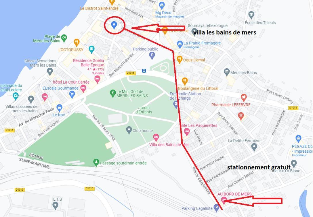 Plage A 50M Appartement Reves Ensoleilles Villa Les Bains De Mers 외부 사진